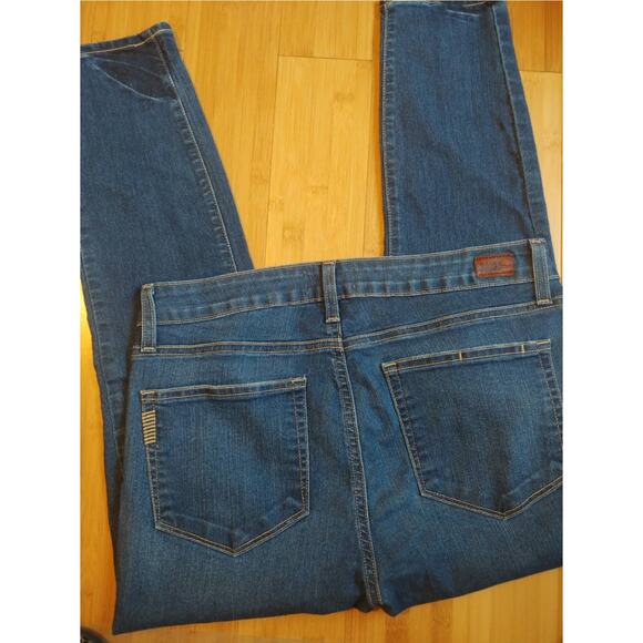 Paige Verdugo Crop Jeans Sz. 30 Dark Wash - Picture 3 of 5
